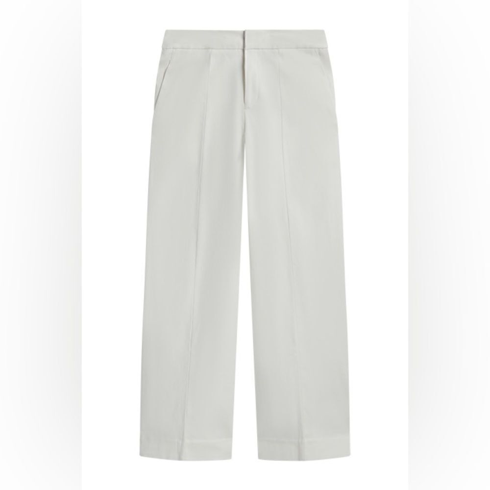 Everlane The Wide Leg Structure Pant in White Bone Size 0 NEW